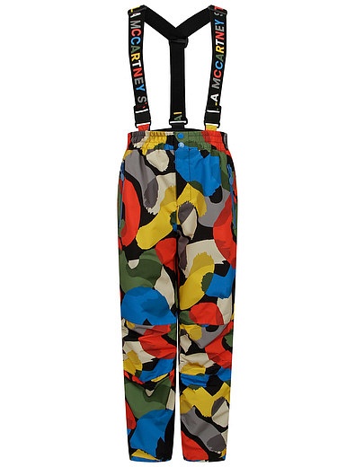 Утепленные брюки с абстрактным принтом Stella McCartney - 1604519381200 - Фото 1