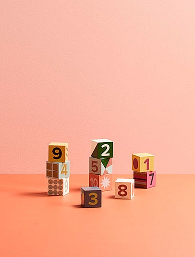 Набор кубиков с цифрами Kids Concept - 7134520080389 - Фото 2