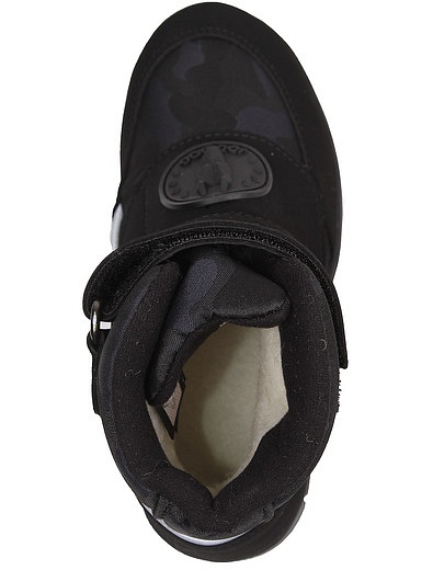 Темно-синие ботинки с камуфляжными вставками Jog Dog - 2031419980360 - Фото 4