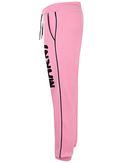 розовые спортивные брюки с логотипом Marni - 4244509280792 - Фото 3