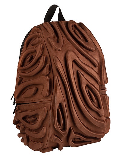 Рюкзак кофейного цвета с объемным узором 44х30 MUI-MaxItUP - 1504520280311 - Фото 2