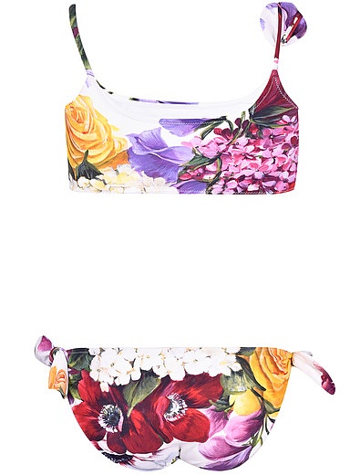 Раздельный купальник с цветочным принтом Dolce & Gabbana - 0883909970205 - Фото 2