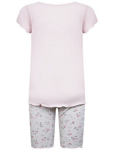 розовая Пижама из модала Story Loris - 0214509270110 - Фото 2