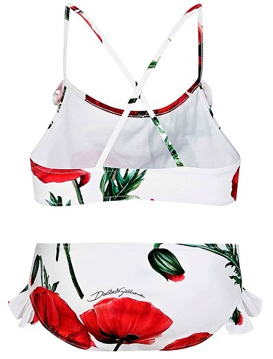Раздельный купальник с маками Dolce & Gabbana - 0884509370525 - Фото 2