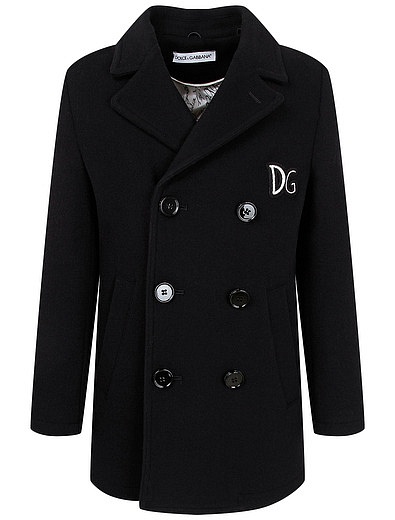 Пальто-бушлат из сукна с нашивкой Dolce & Gabbana - 1124519080595 - Фото 5