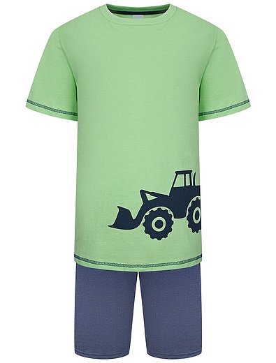 Пижама с трактором Sanetta - 0214519170585 - Фото 1