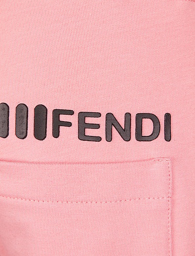 Розовые брюки для занятия спортом Fendi - 4242609780723 - Фото 3