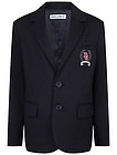 Шерстяной пиджак с гербом - 1334519381329