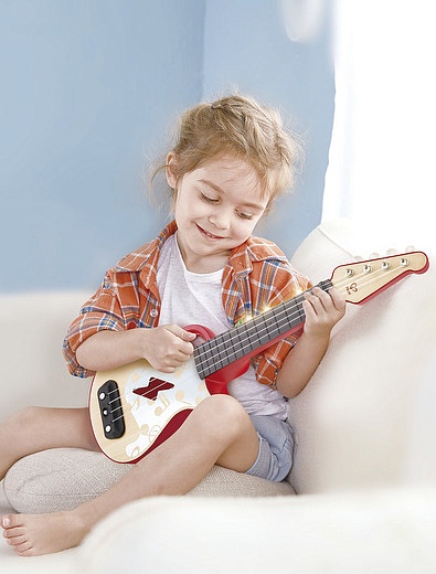 Музыкальная игрушка  &quot;Мерцающая укулеле&quot; Hape - 0664529270681 - Фото 3