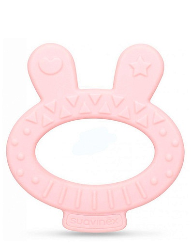 Розовый прорезыватель для зубов Кролик Suavinex - 5644500180036 - Фото 1