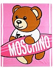 Розовое полотенце с медведем - 3334508410021
