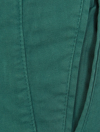 Зеленые брюки прямого кроя SILVIAN HEACH Kids - 1082219880023 - Фото 2