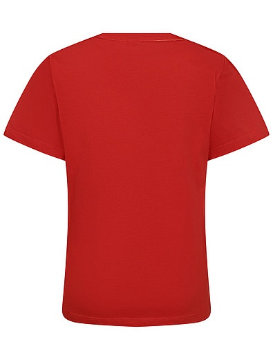 Красная футболка с пляжным мячом Stella McCartney - 1134619274862 - Фото 2