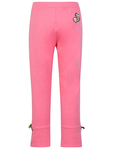 Розовые брюки с сердечками Emilio Pucci - 4242609881307 - Фото 3