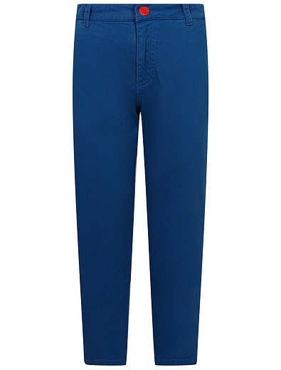 Синие брюки из хлопка Marc Jacobs - 1084519173560 - Фото 1