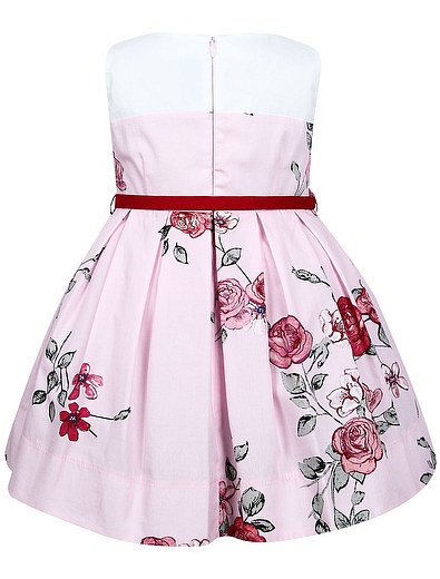 Платье с цветочным принтом Simonetta - 1052609870484 - Фото 3