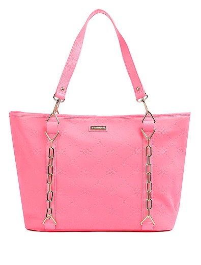 Розовая сумка с декоративной цепью SPRAYGROUND - 1204508370859 - Фото 1