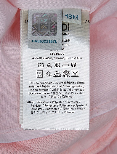 Платье с принтом логотипа Fendi - 1054609081945 - Фото 3