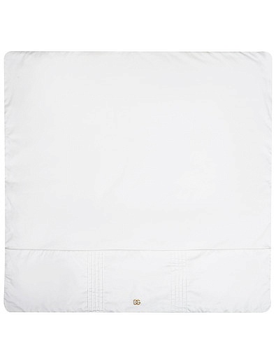 Белое Одеяло с вышитым логотипом Dolce & Gabbana - 0774529270014 - Фото 1