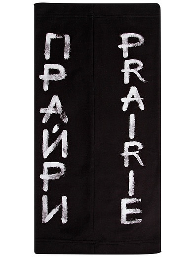 шарф-бафф черного цвета Prairie - 1224528080040 - Фото 3