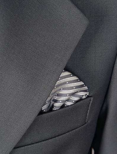 Серый классический костюм из 5 изделий Malip - 6051719880128 - Фото 4