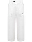 Белые брюки с карманами - 1084509272242