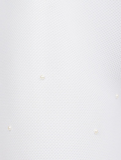Белые эластичные колготки с бусинами La Perla - 1291909670084 - Фото 2