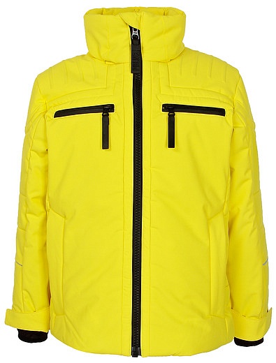 Жёлтая куртка со съемным капюшоном POIVRE BLANC - 1074519285905 - Фото 4