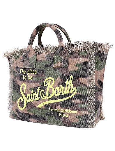 Пляжная сумка из хлопка MC2 Saint Barth - 4134508070015 - Фото 2