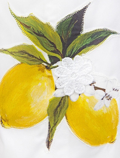 Брюки с аппликацией лимоны Dolce & Gabbana - 1081209672204 - Фото 2