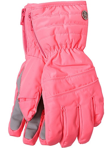 Розовые утепленные перчатки POIVRE BLANC - 1192608880326 - Фото 1