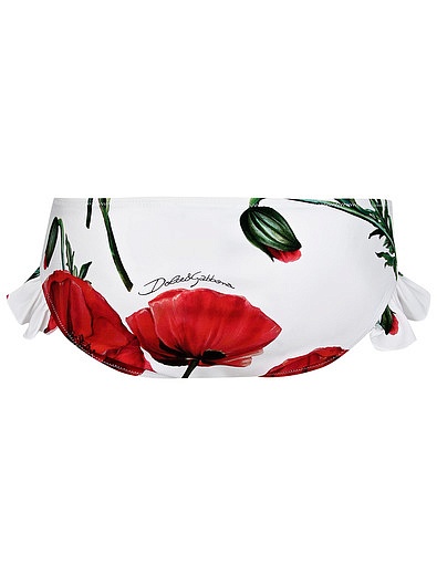 Раздельный купальник с маками Dolce & Gabbana - 0884509370525 - Фото 6
