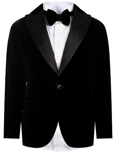Черный классический костюм из 4 изделий Malip - 6044519180017 - Фото 6