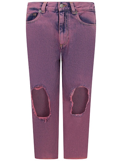Розовые свободные джинсы MM6 Maison Margiela - 1164509370077 - Фото 1