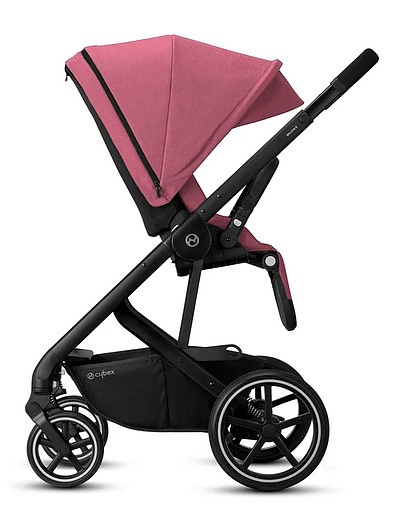 Детская коляска Balios S Lux BLK Magnolia Pink с дождевиком CYBEX - 4004529180355 - Фото 3
