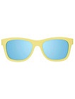 Солнцезащитные очки в желтой оправе с голубыми стеклами - 5254528270116