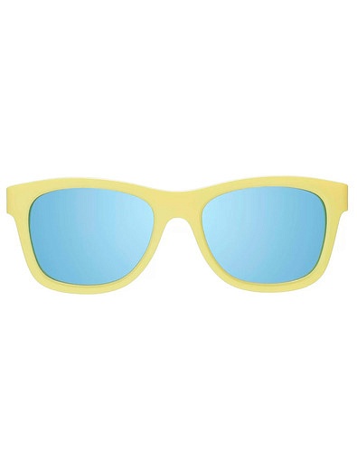 Солнцезащитные очки в желтой оправе с голубыми стеклами Babiators - 5254528270116 - Фото 1