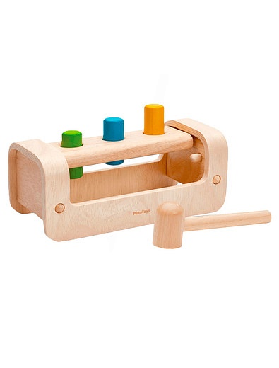 Деревянная игрушка-забивалка PLAN TOYS - 7134529170111 - Фото 1