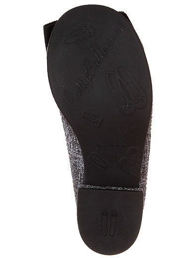 Туфли из мягкого твида с кристаллами swarovski PRETTY BALLERINAS - 2014509181502 - Фото 5