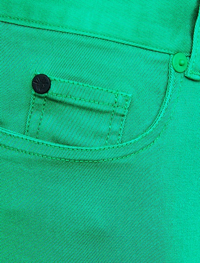 Брюки зеленого цвета из эластичного хлопка Dior - 1082219770171 - Фото 2