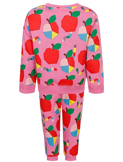 спортивный костюм с принтом яблоки Stella McCartney - 6004509281490 - Фото 2