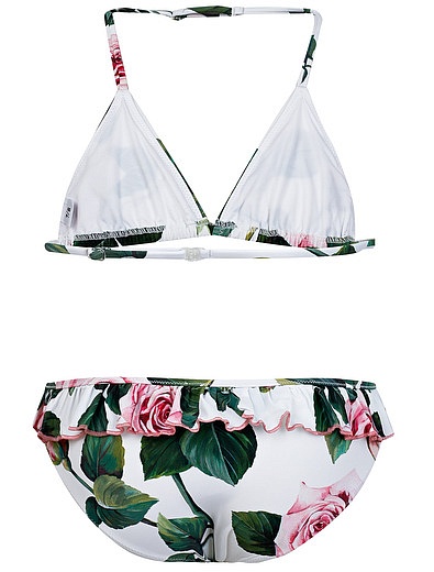 Раздельный купальник с принтом Тропические розы Dolce & Gabbana - 0881209070038 - Фото 2