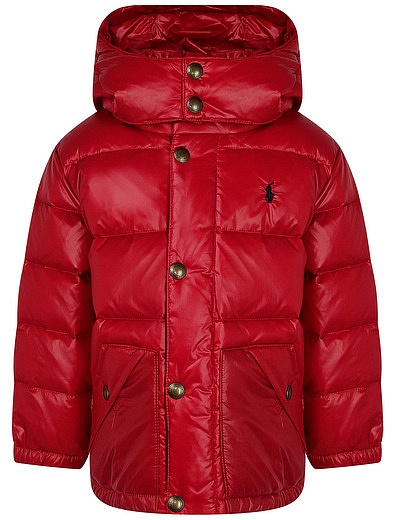 Куртка красная с капюшоном Ralph Lauren - 1074519083525 - Фото 1